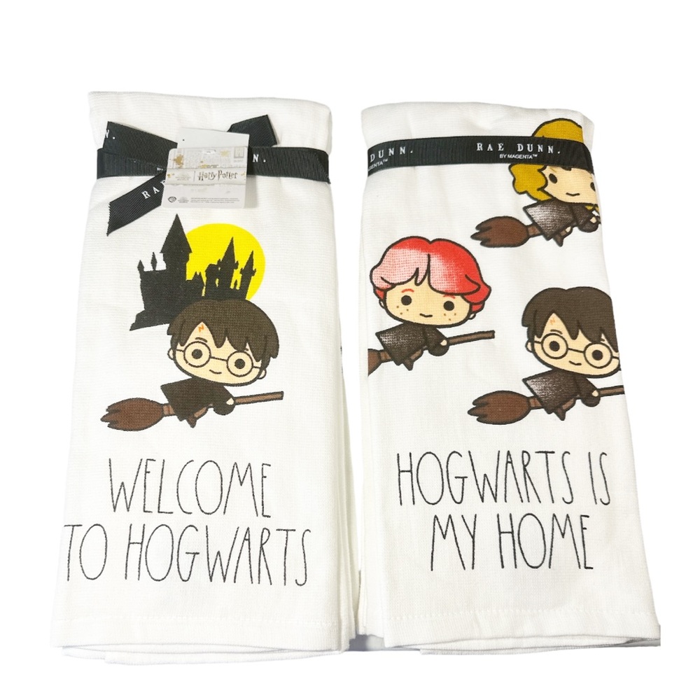 NEW Rae Dunn/Harry Potter WELCOME TO HOGWARTS/HOGWARTS IS MY HOME Kitche…
